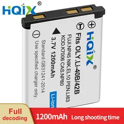 HQIX for CASIO EX-H60BK H50 JE10 N1 N20 S5 S8 Z2 Z270 Z280 Z330 Z33 Z800 ZS100 ZS170 ZS5 Z37 Z670 Camera NP-80 Charger Battery