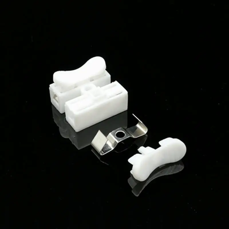 CH-2 Screw Free Cable Connector 50/100Pcs 1P 2P No Soldering Quick Terminals for Home Smart Device Installation