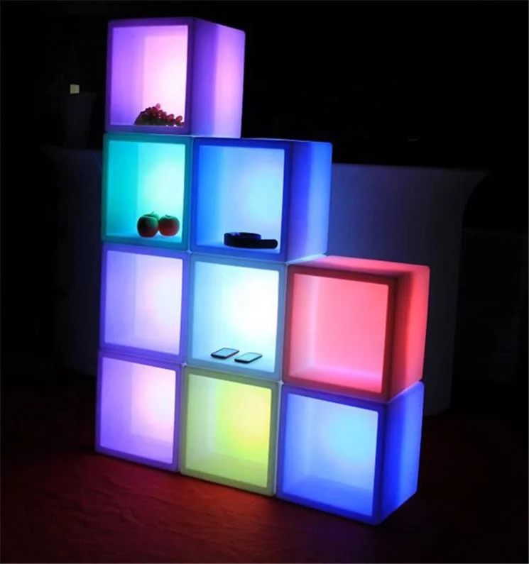 LED RGB light plastic decorative modern Combination wine cabinet LED Ice bucket