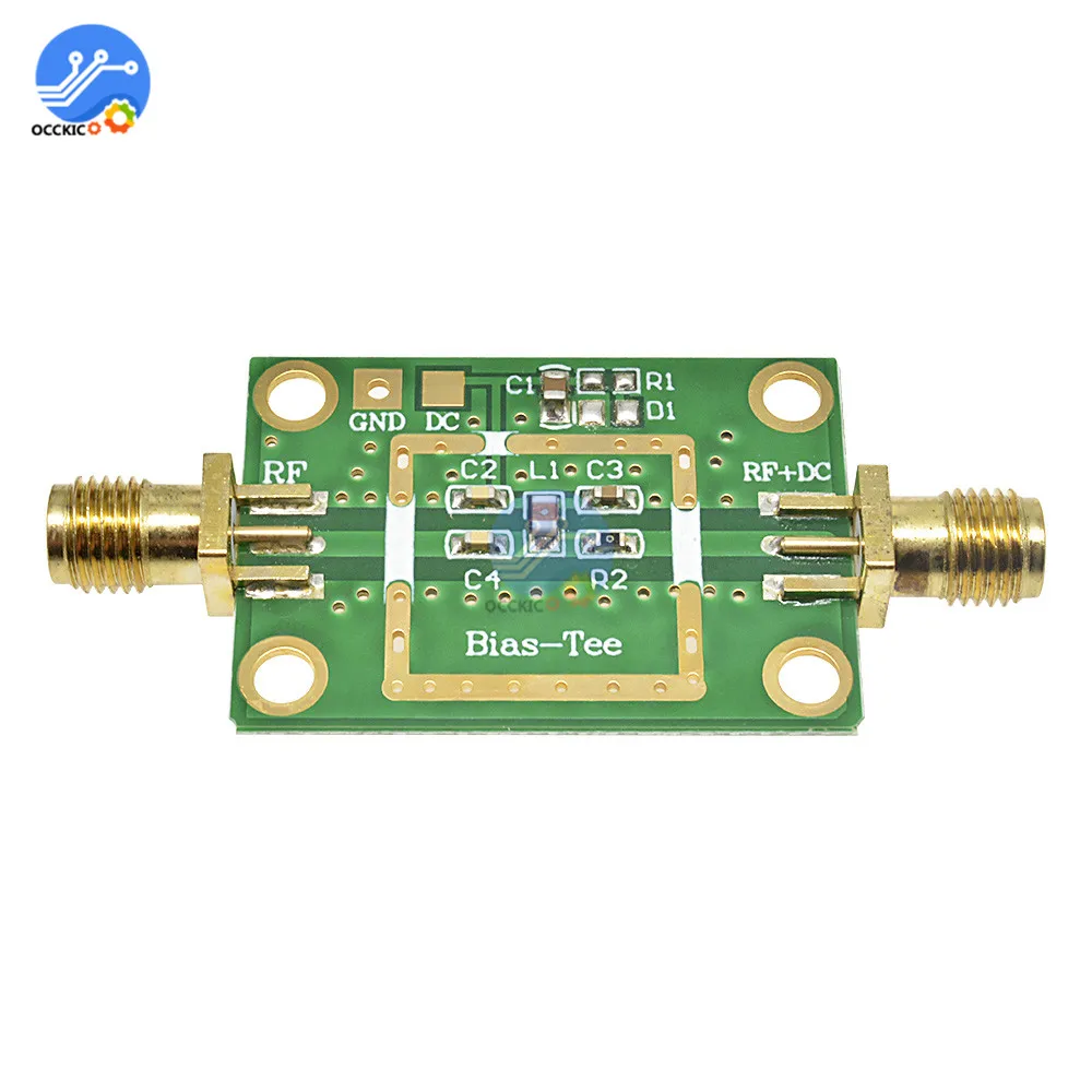 Low Noise Amplifier Bias Tee Wide Band Frequency 10MHz -6GHz RC DF Blocks for HAM Radio RTL SDR LNA