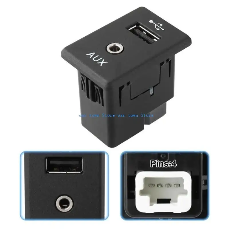 

RXJE Auto AUX USB Port Module Auto Accessory 795405004 28023-4BA0B USB Port Connector Video Auxiliary Port