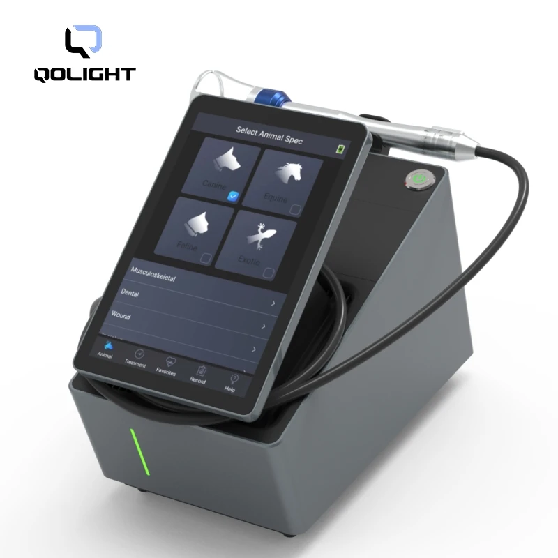 Portable 10w/980nm Diode Veterinary Animal Therapy Surgery Rechargeable Battery CE ISO Certified Qolight Brand
