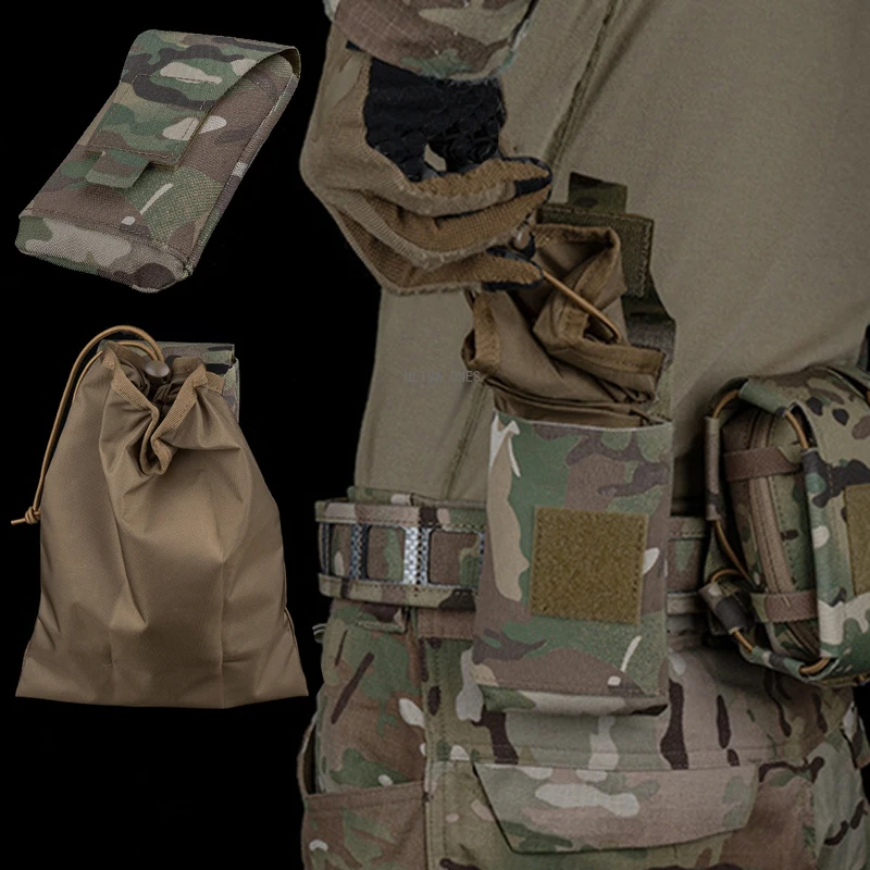 

Поясные сумки для охоты на открытом воздухе, тактическая сумка для сброса на шнурке Molle Hikinh, складная универсальная сумка для хранения сброса и переработки