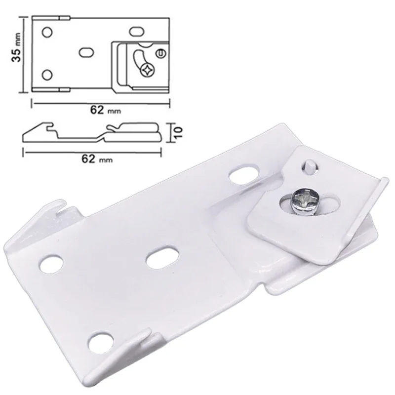 Curtain Rail Metal Accessories Install Corner Code Bracket Fixed Connector Household Hardware Accessories Window Parts Tool