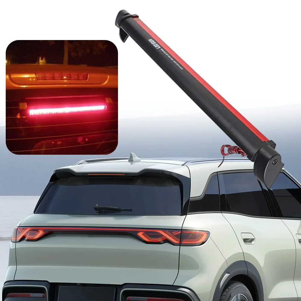 14LED/40LED/60LED Third Brake Light for Various Vehicles  including Cars Red  Motorcycles  and Electric Vehicles Plastic Trucks