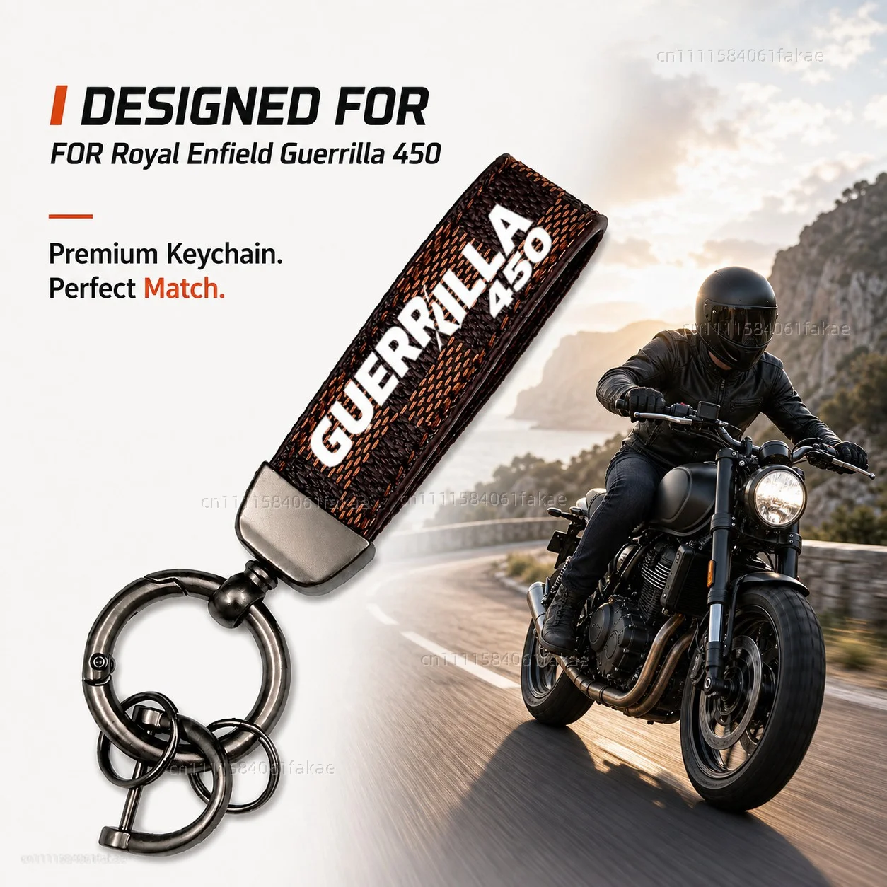 FOR Royal Enfield Guerrilla 450 2024-2026 Motorcycle Keychain Custom Logo Gift for Rider Men Women