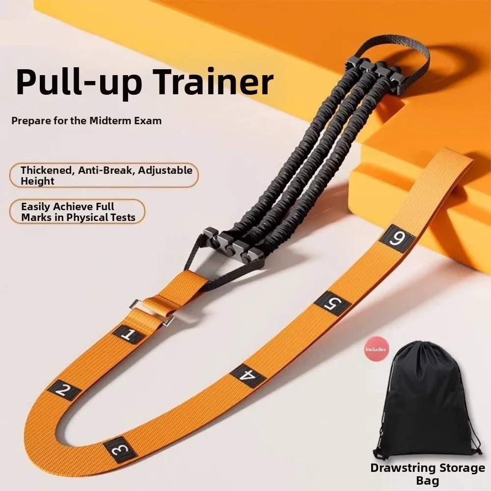 Height Adjustable Pull Up Assistance Band Digital Strap Stackable Design Resistance Strap Set Abdomen Strength