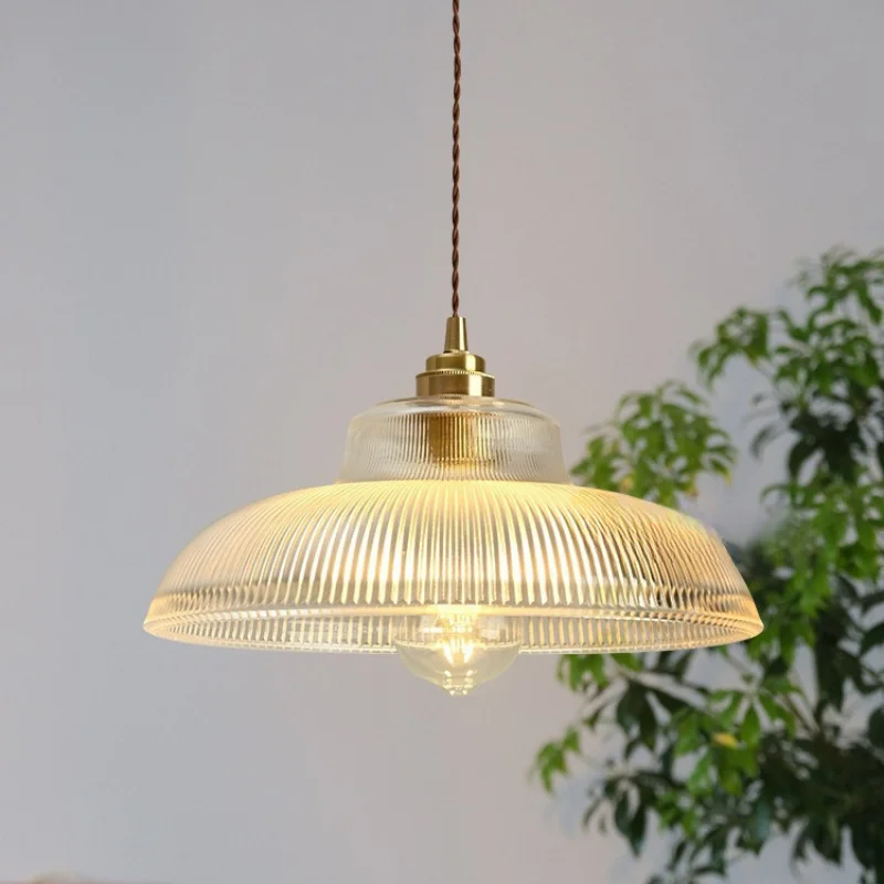 Green Glass Chandelier for Room Tea House Simple Bar Restaurant Cafe Space Decor Lighting Fixture