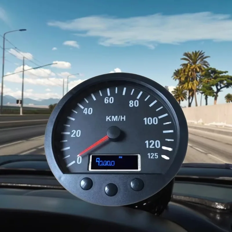 Electronic Speedometer 120-026-015-016 125Kph 140mm 24V for 42005396