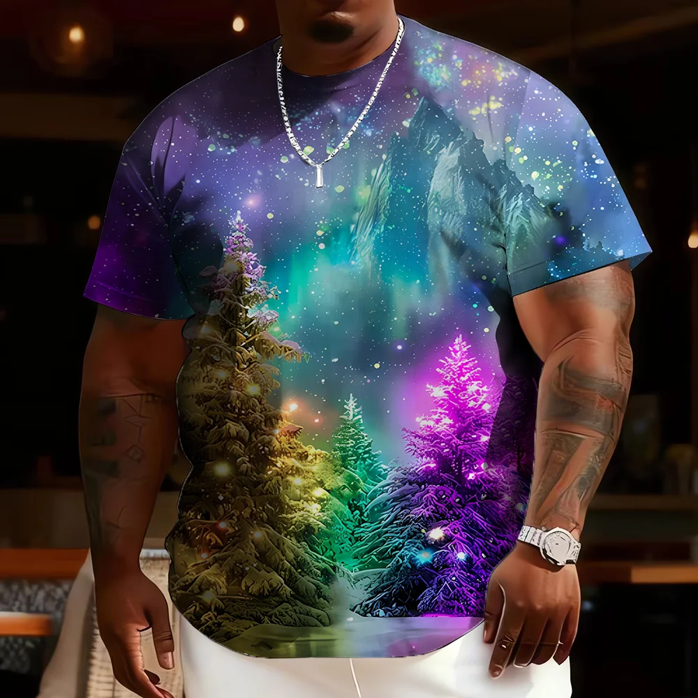 

S-9xl, большие размеры, большой и высокий короткий рукав (Рождественский элемент), стильные красно-зеленые оттенки, легкие, подходят для комфорта на весь день