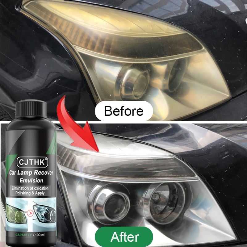Car Headlight Restoration Polishing Kits Headlamp Scratch Remover Repair Cleaning Paste Remove Oxidation Headlight Polish Liquid view 2