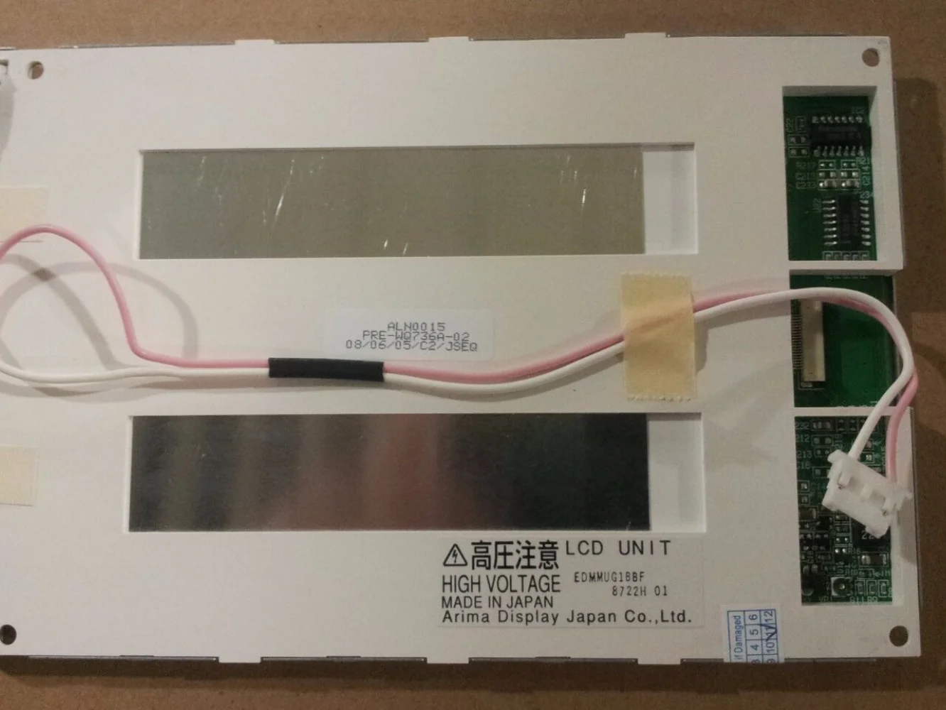 Écran d'affichage LCD, EDMMUG1BBF