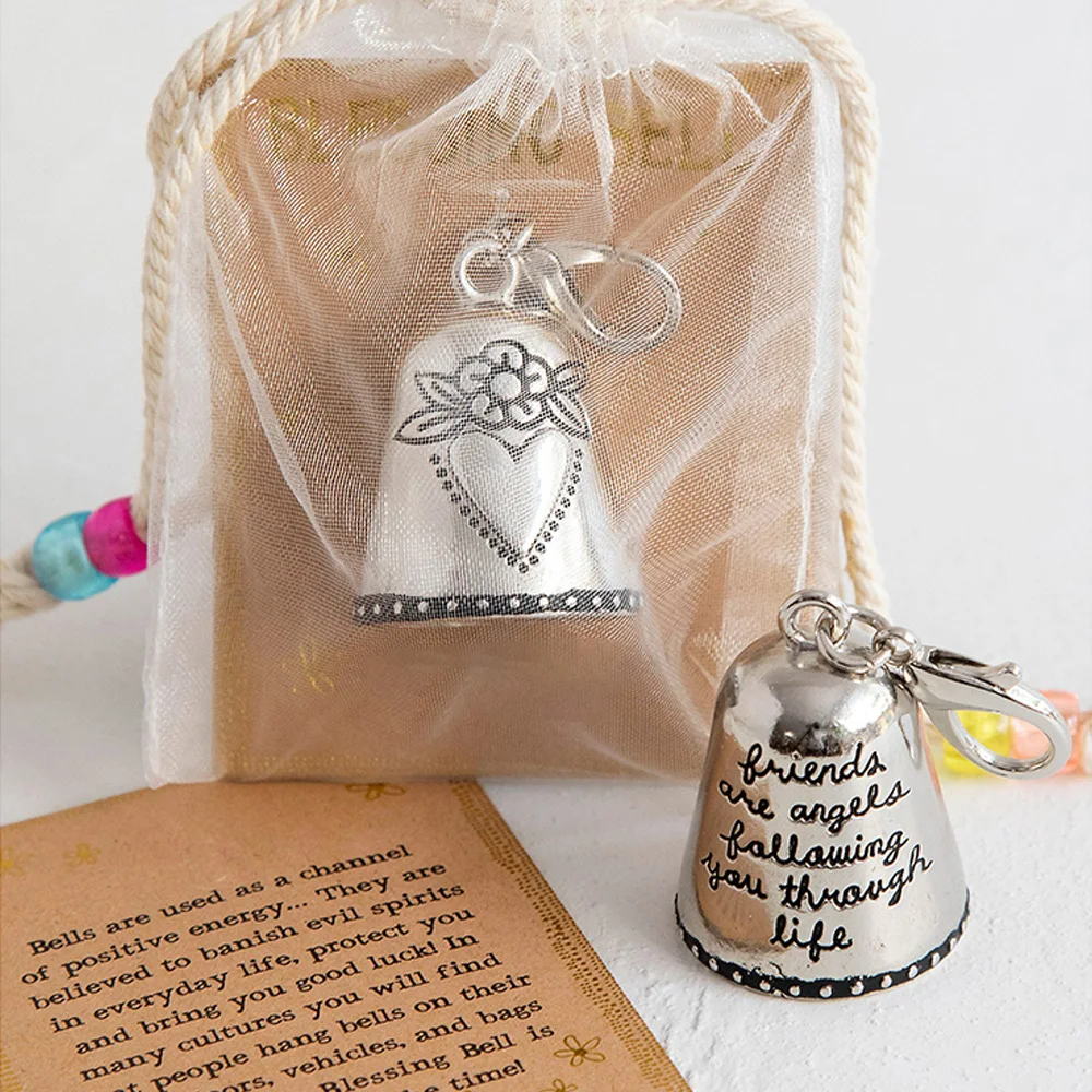 Decorative Bells Blessing Bell Friends Are Angels Ornament Creative Blessing Bell Friends Are Angels