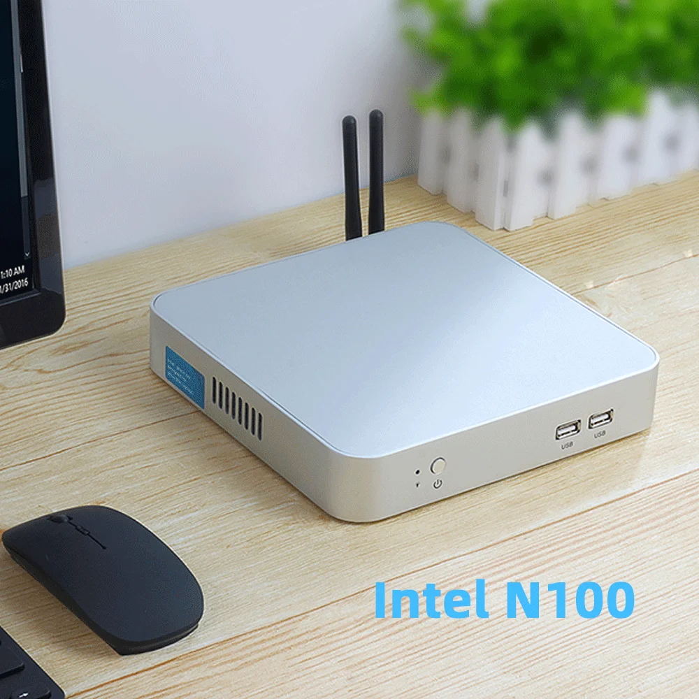 Intel N100 Mini Pc 16Gb Ddr4 512Gb 1Tb M.2 Nvme Ssd Wifi 2.4G/5.0G Bluetooth Windows 10/11