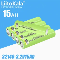 8-40pcs 32140 3.2V 15Ah Lifepo4 Rechargeable Battery 5C discharge DIY12v 24v Electric bike scooter motorcycle power tool Solar