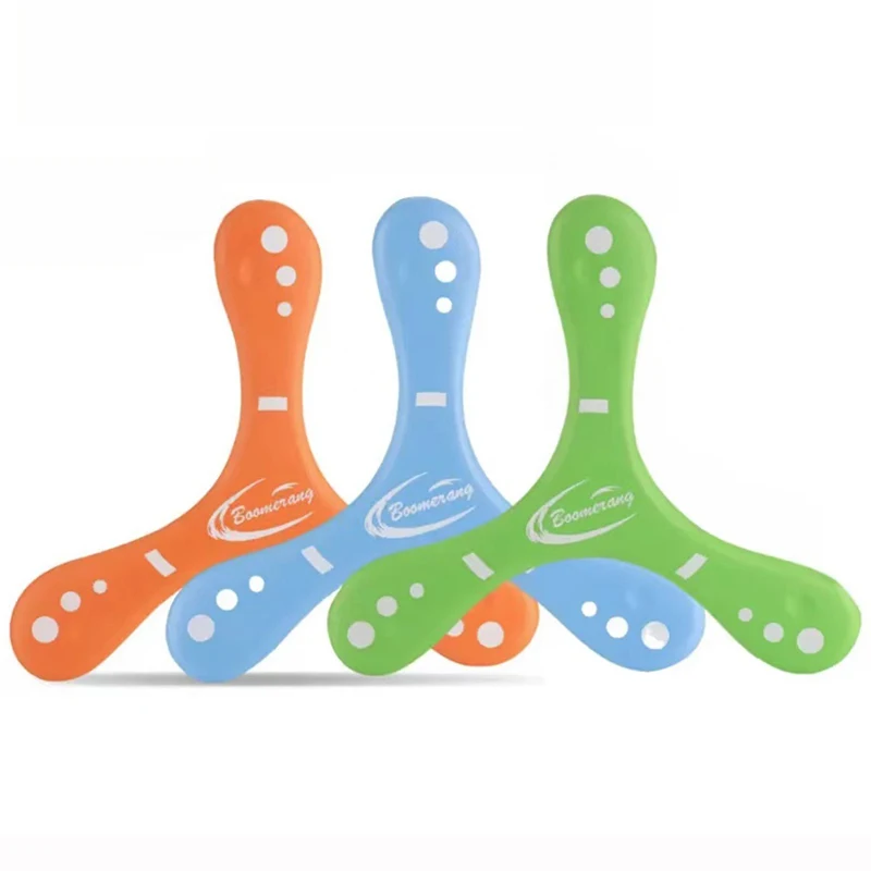 Children Soft Boomerang Toy Three-leaf Cross Outdoor Flying Disc Games Adult-kids Interactive Sports Toys for Decompression Gift