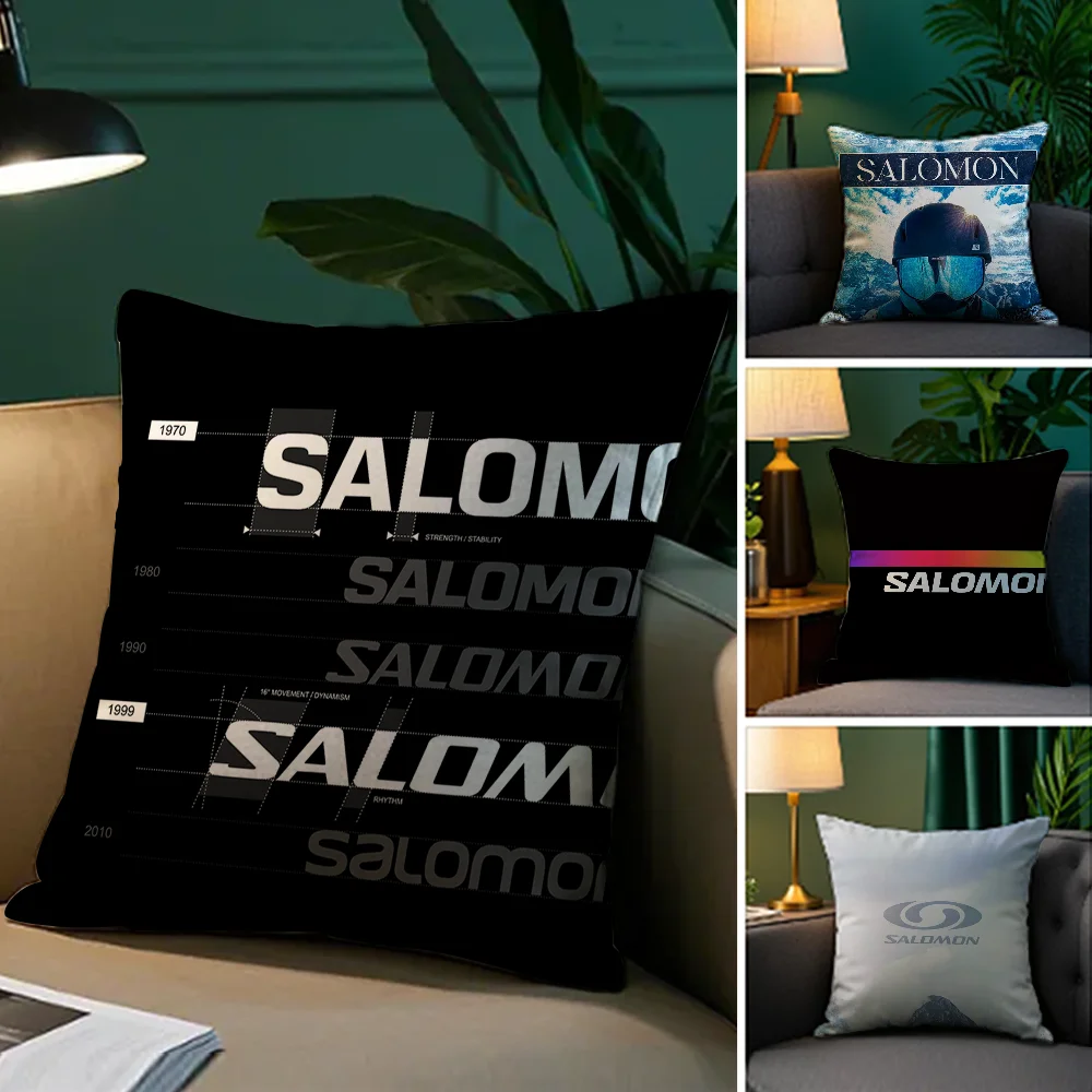 

Sport S-Salomon Pillow Case Cozy Plush Pillow Cover Double Side Printed – Home Gift for Bedroom Decor