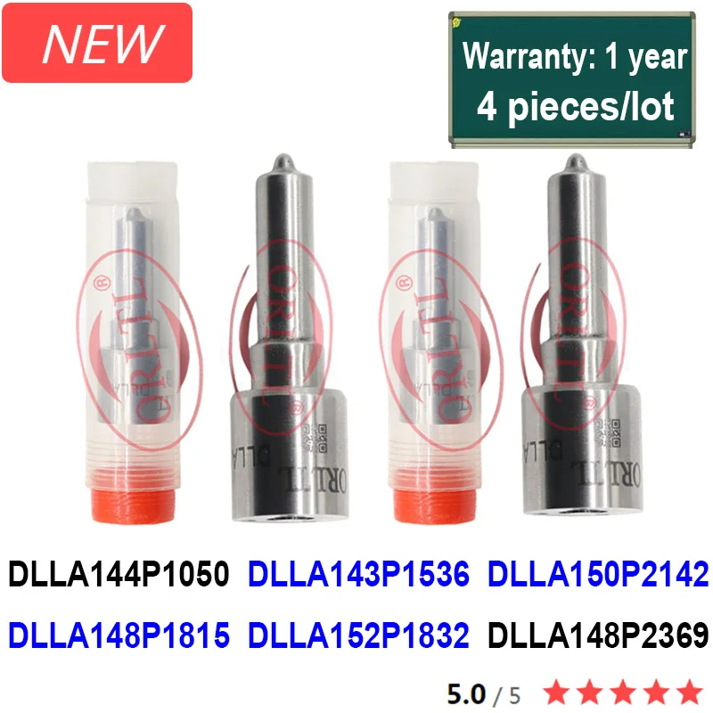 

4PCS Nozzle Replacements DLLA144P1050 DLLA143P1536 DLLA150P2142 DLLA148P1815 DLLA152P1832 DLLA148P2369 for BOSCH injector