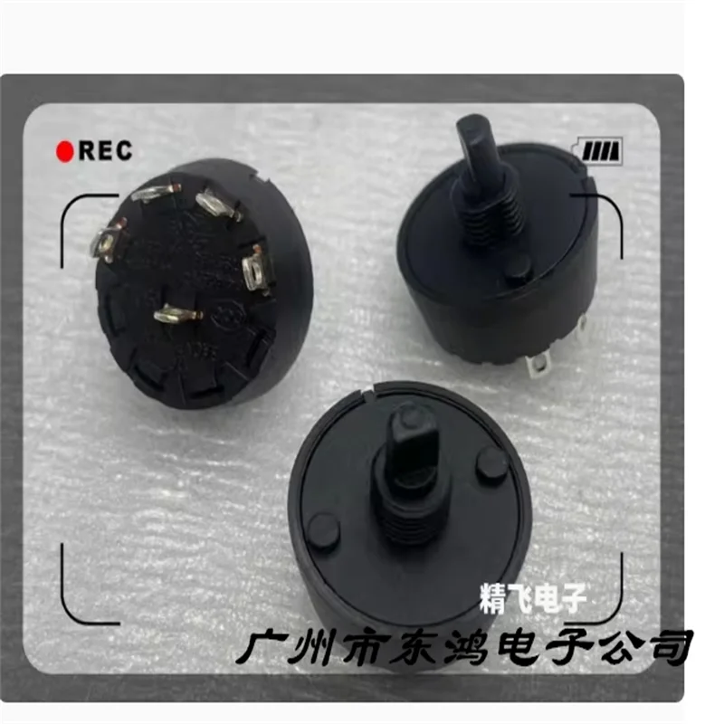2 PCS BAOKEZHEN Rotary Band Switch A10-41BA-5 1 Knife 4-speed Shaft Length 15MM