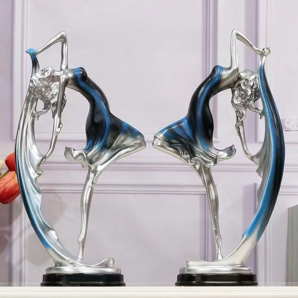 Modern Decorative Resin Ornament Creative Abstract Statue For Home Living Room Wine Cabinet Entrance Display