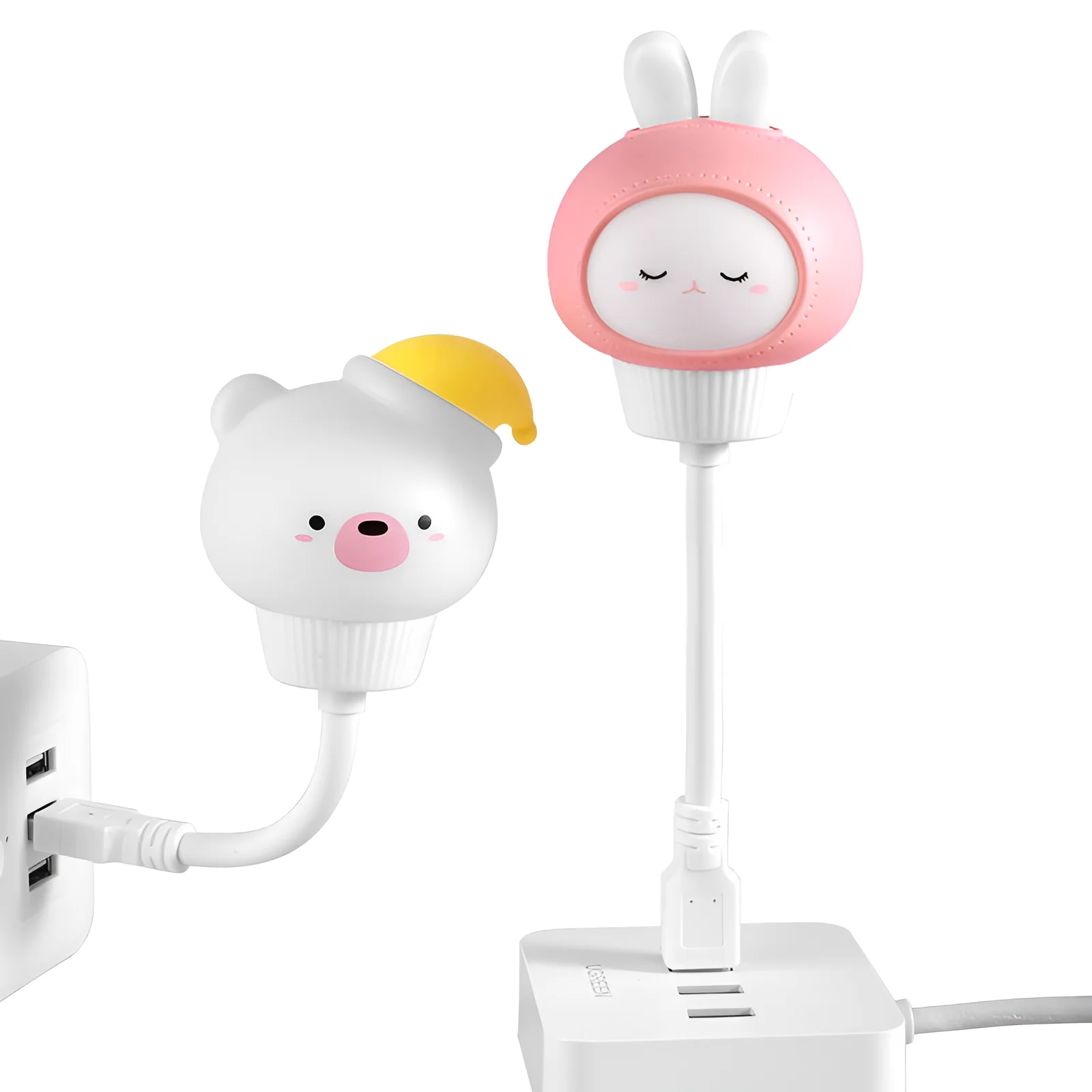 LED USB Nachtlicht niedlichen Cartoon Nacht lampe Fernbedienung für Baby Kind Schlafzimmer Dekor Nachttisch lampe Weihnachts geschenk