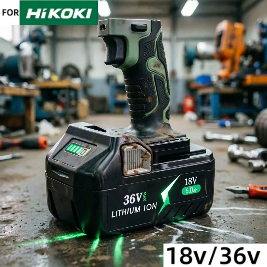 

For HiKOKI Hitachi 18V Lithium Battery Replacement Fit Drill Driver Impact Wrench Angle Grinder Circular Saw Jigsaw Recip Saw