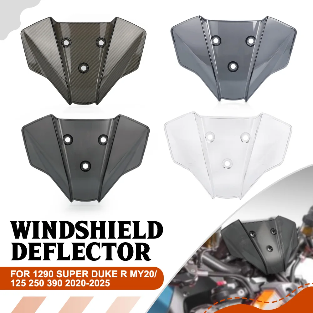

Motorcycle For 1290 Super Duke R MY20/125 250 390 2020 2021 2022 2023 2024 2025 Flyscreen Windshield Accessories 1290Super DukeR