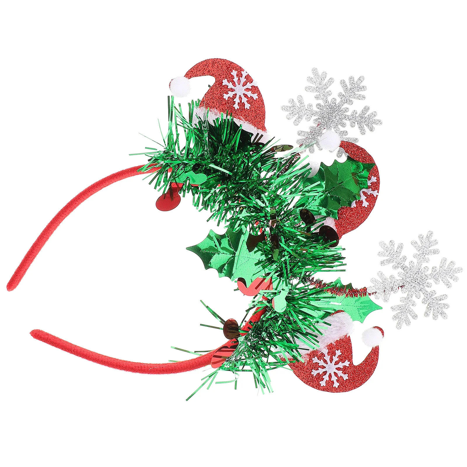 

Christmas Headband 2025 New Year Headdress Holiday Party Hair Accessories Glitter New Year Eve Star Hairband 2025 Props