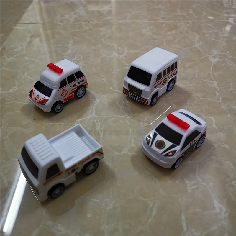 Children'S Inertia Car 110 Police Car Ambulance 120 Van Male Female Model Set Wholesale Mini Toys Simulation Toy Car Model