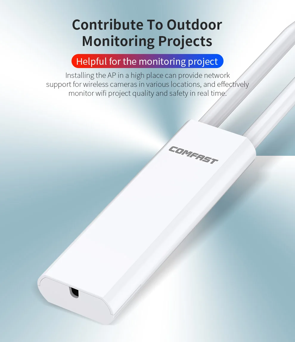 CF-EW75V2 1200Mbps Outdoor Access Point High Power Gigabit 2.4G&5GHz Router/AP/ Repeater Long Range WiFi Antenna For Street