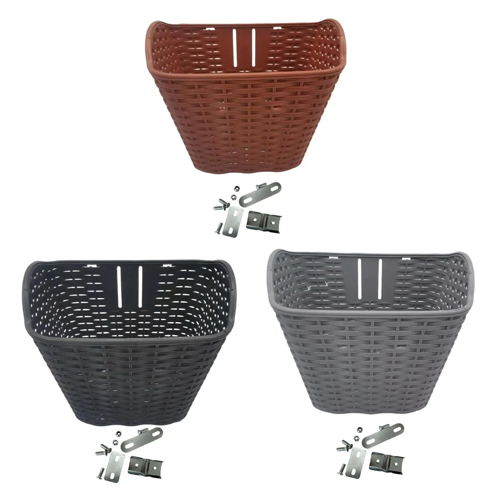 Bike Basket Detachable Easy to Install and Clean Portable Front Bicycle Basket Handlebar Basket for Women and Men Bike Accessory