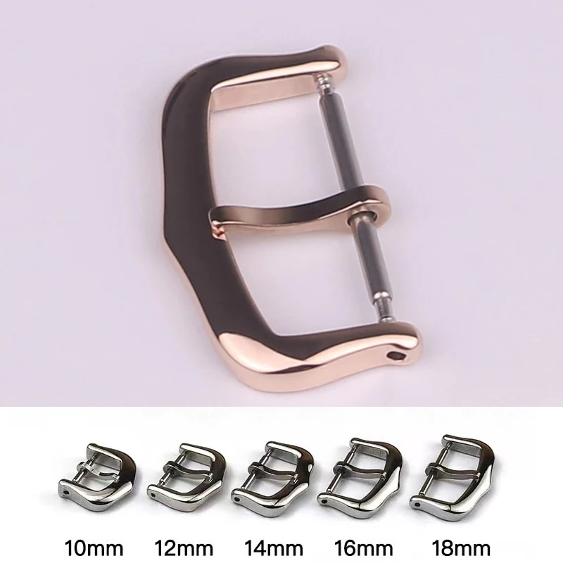 XIANERSHANG Custom C-ARTIER TANK Original Style Watch Clasp 12MM 14MM 16MM 18MM Polishing Belt Buckle Stainless Steel Pin Buckle