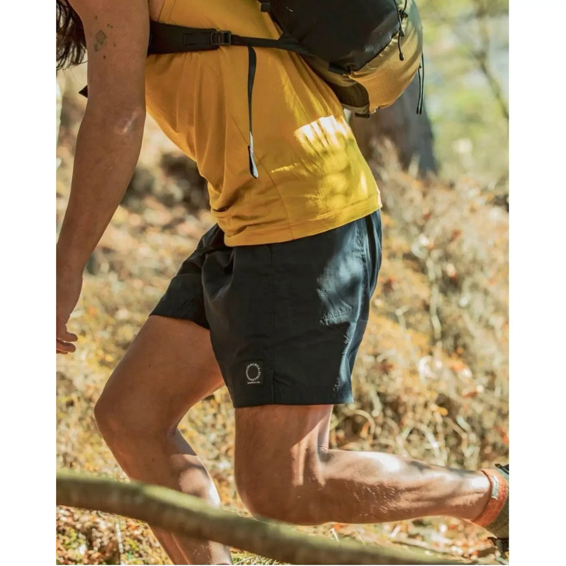 Japanese mountain outdoor "5-Pocket" heavy nylon multi-pocket buckle belt functional shorts