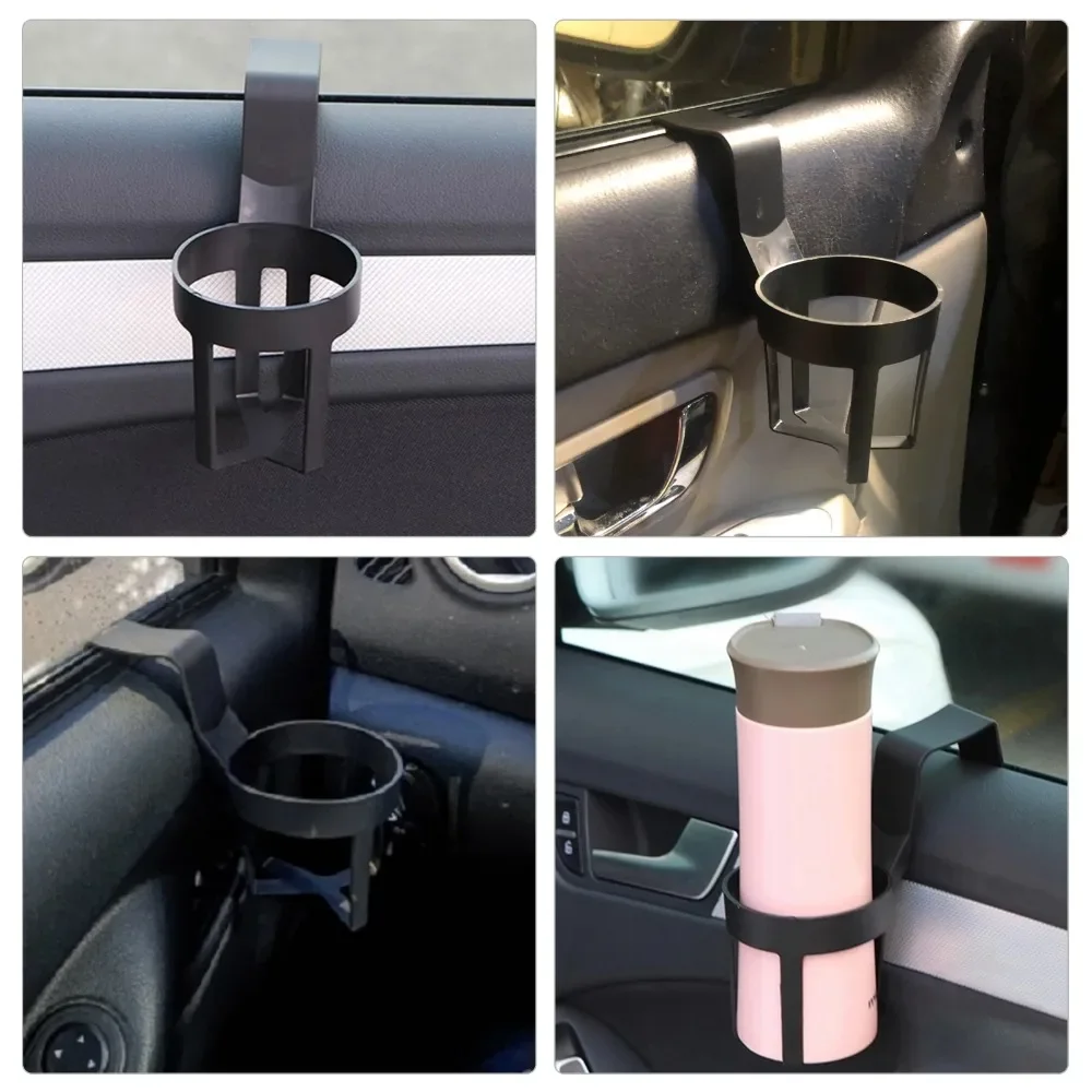 2024 Car Water Cup Drink Holder Container Hanging Hook Cup Window Dash Mount Air Outlet Drink Cup Holder Car Accessories