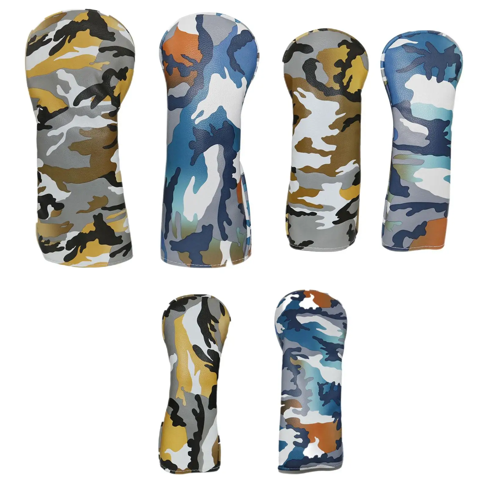 Golfschlägerhauben für Golfschläger, Golfschlägerhauben, elastisch, mit PU-Schutz