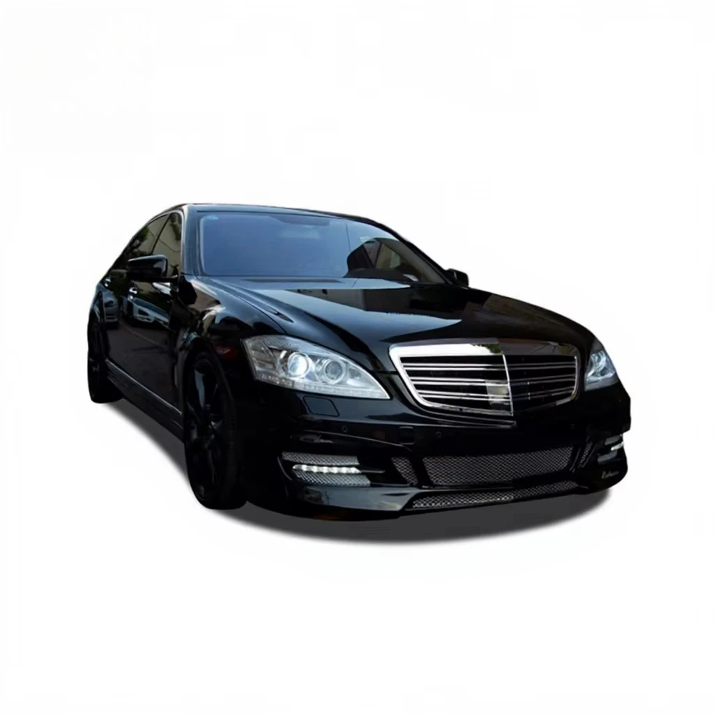 Lorinser Style Fiberglass Front Rear Bumpers Side Skirts Fenders Body Kit for Mercedes-Benz S-Class W221 2006-2012