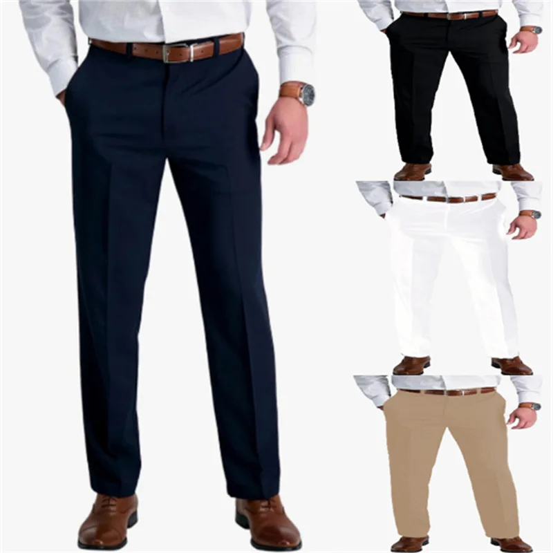 2026 Men's Stand Pocket Casual Linen Pants Solid White Gray Trouser Plus Size 3xl Mens Elegant Fashion Sweatpants Men Streetwear