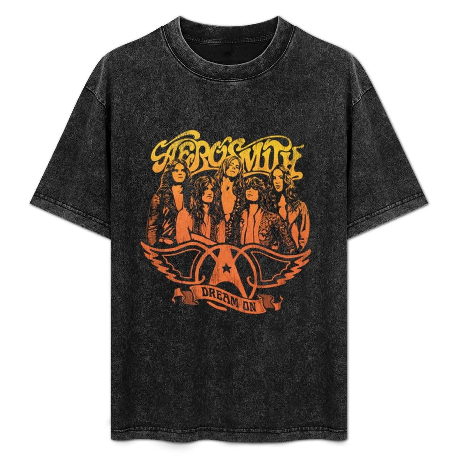 

retro music aerosmith T-Shirt graphic t shirts oversized mens t shirts casual stylish