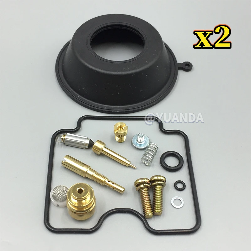 Carburetor Repair kit for Suzuki XF650U XF650 XF 650U 650 U 1997-2002 Equipped with rubber diaphragm