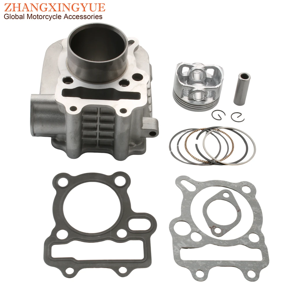 Motorcycle 52.4mm Cylinder Kit For SYM VF125 E4 Sport Rider 125i 12100-U3A-000 13101-U3A-000 13010-ADB-000