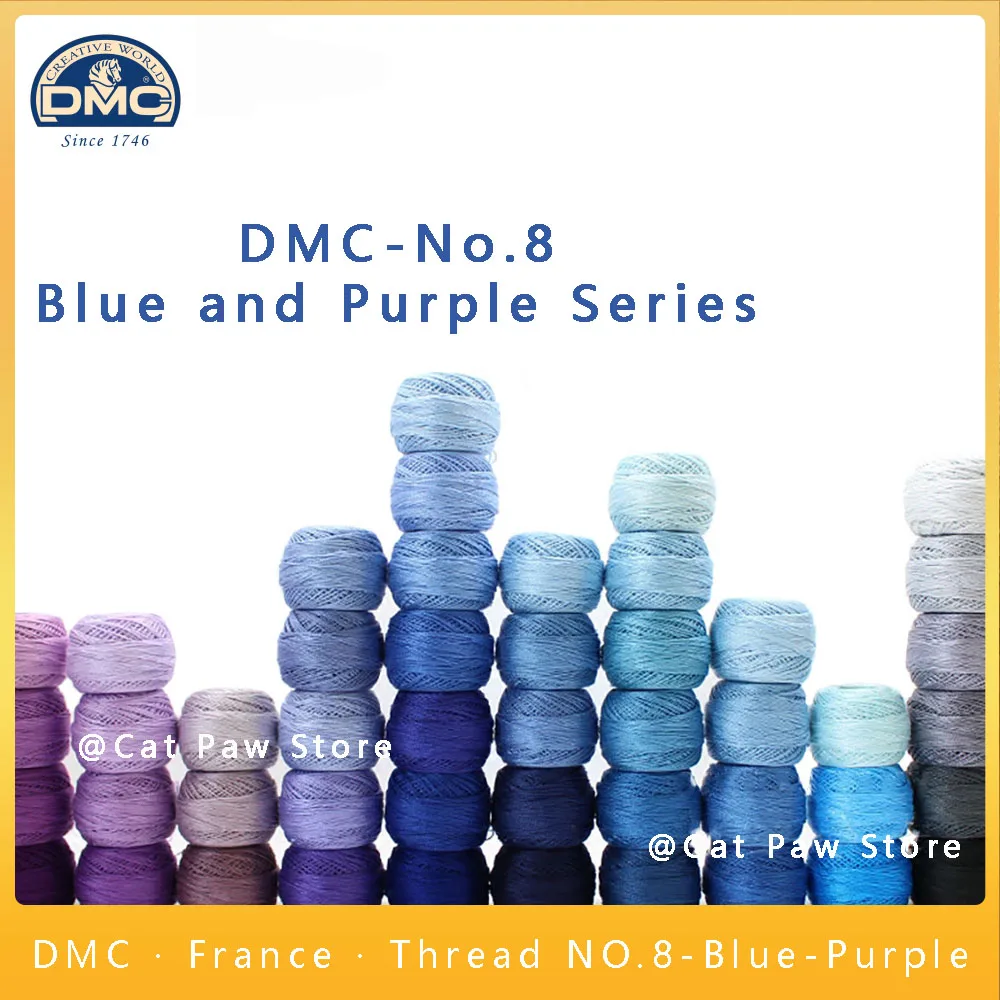 Original DMC Threads Cross Stitch DMC Embroidery Thread Mouline Thread Floss Cotton Thread For Hook Sewing Thread Crochet Line