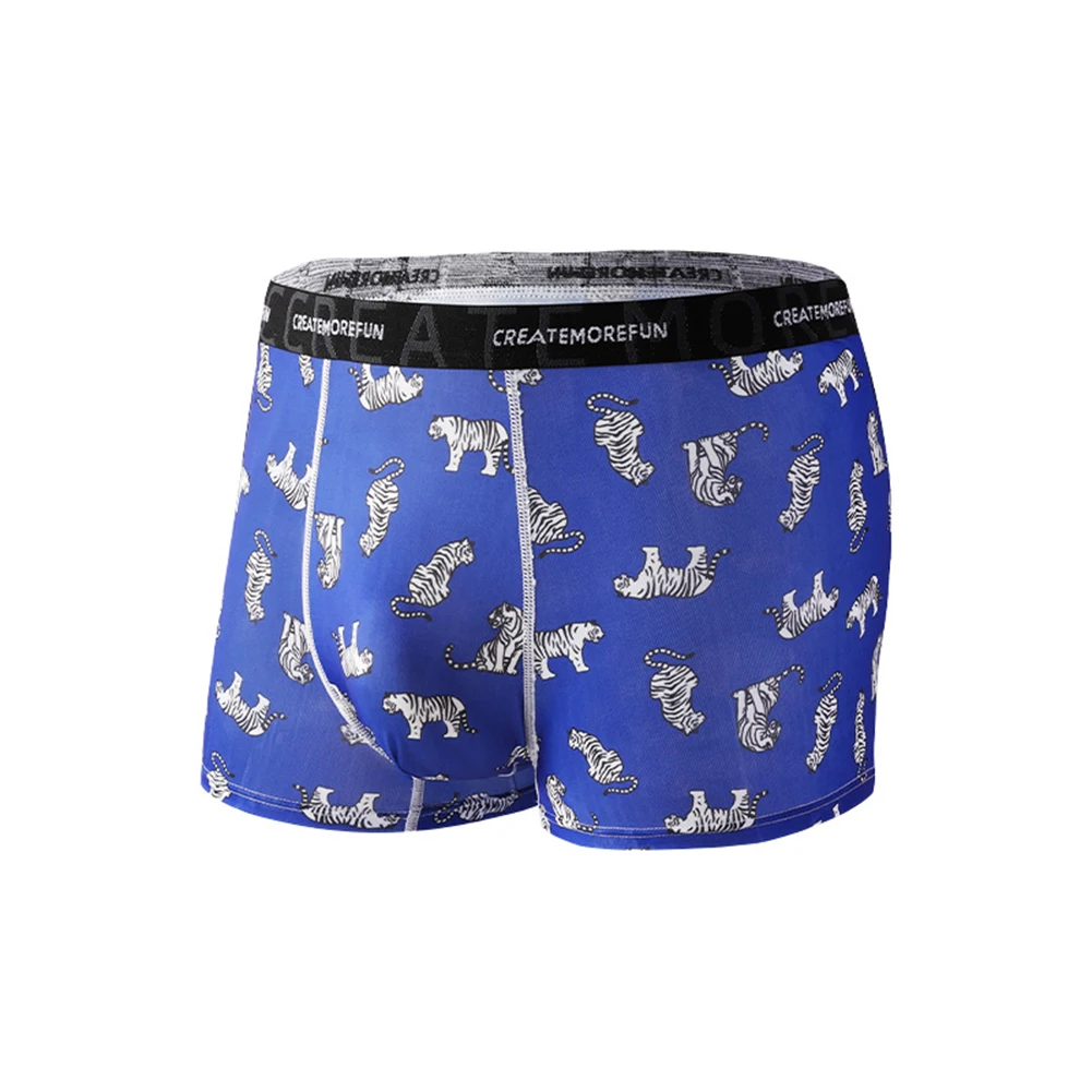 

Дышащие трусы, свободное нижнее белье, одежда для дома, одежда для сна, черный узор с принтом, обычная длина одежды, сексуальный стиль