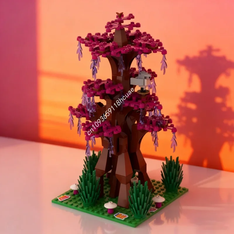 

208pcs MOC The Elder Tree Model Building blocks Construction toy DIY creative idea Christmas gift Education Brick Kids Birthday