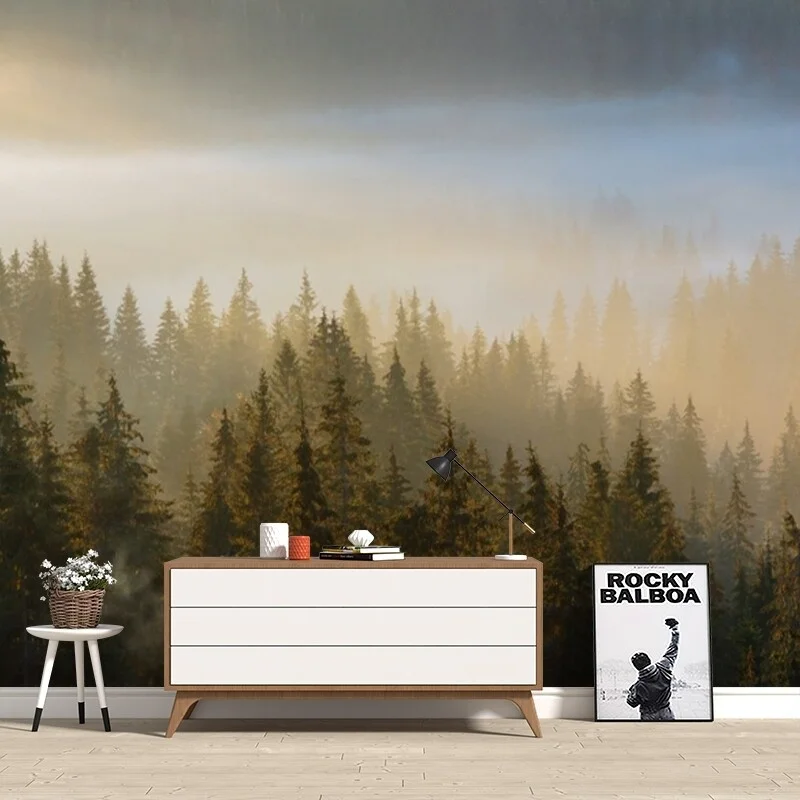 Customized size wallpaper Natural bird forest Natural scenery forest decorative painting papier peint mural 3d wallpaper