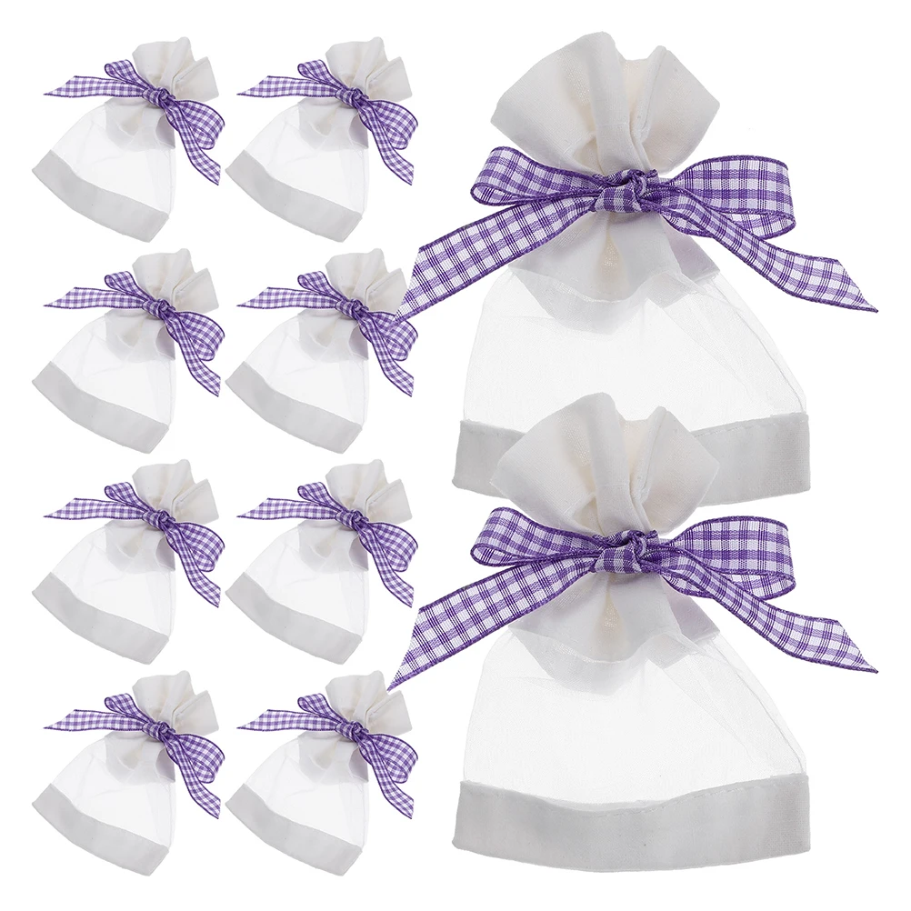 

20pcs Sachet Bags Closet Air Freshener Drawstring Organza Gauze Mesh Drawstring Sachet Sacks Storage Sacks Empty Pouches