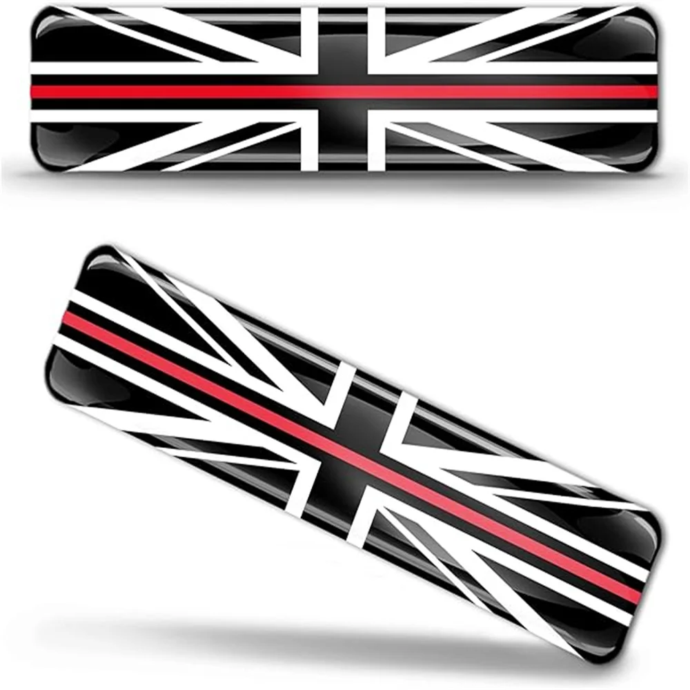 Decals England UK Union Jack National United Kingdom Thin Red Line Great Britain Flag Car Motorcycle Helmet Silicone Stickers