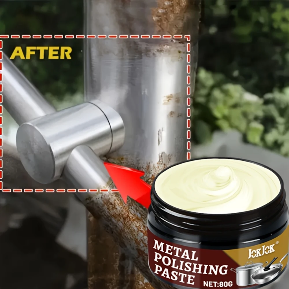 

НОВЫЙ крем для полировки металла — многоцелевой восстанавливающий крем для металла/хромированный ремонтный и полировальный крем, подходит