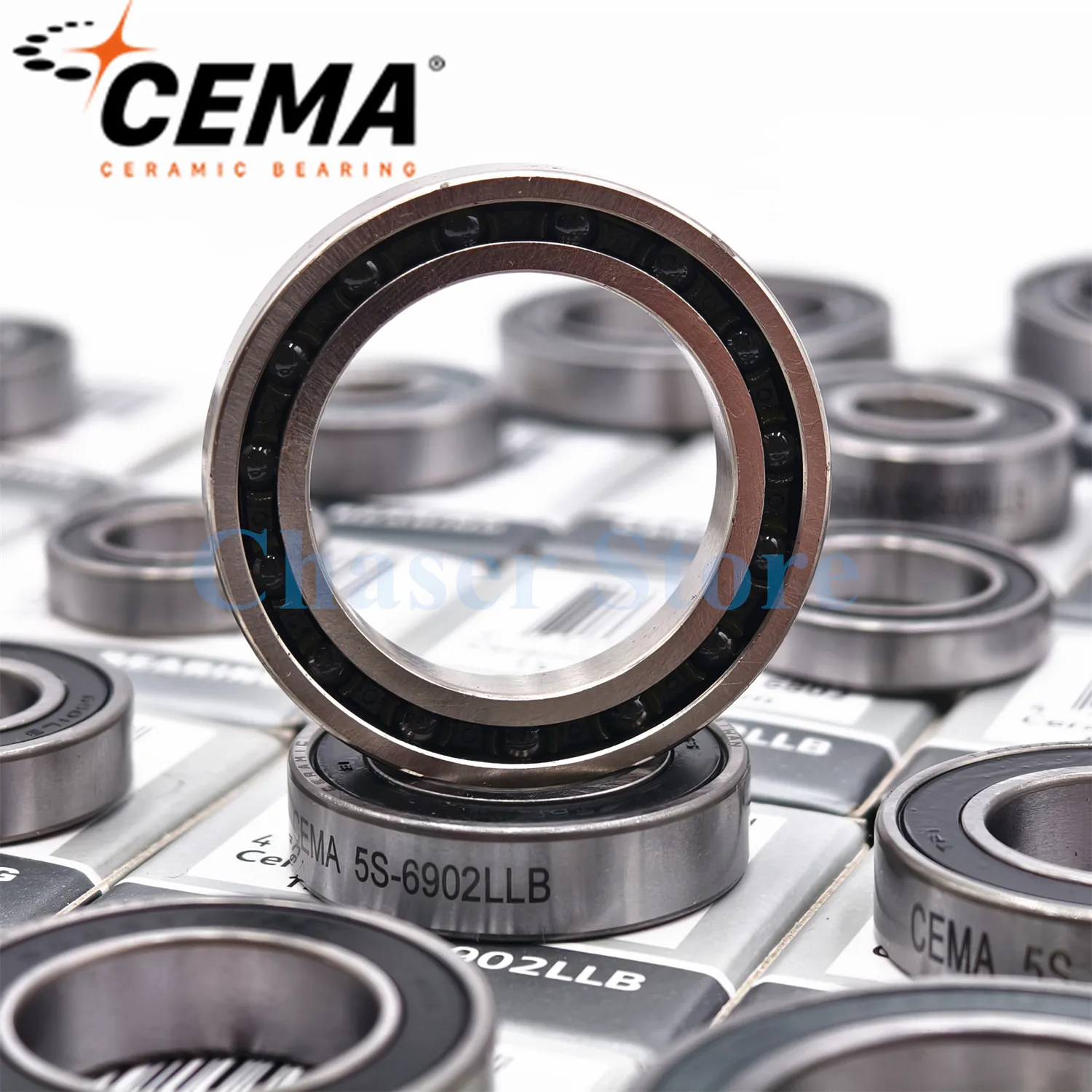 CEMA Ceramic Bearing for bike wheel hub BB 6000/6001/6800/6801/6802/6803/6804/6805/6806/6900/6902/6903/15267/15268/18307