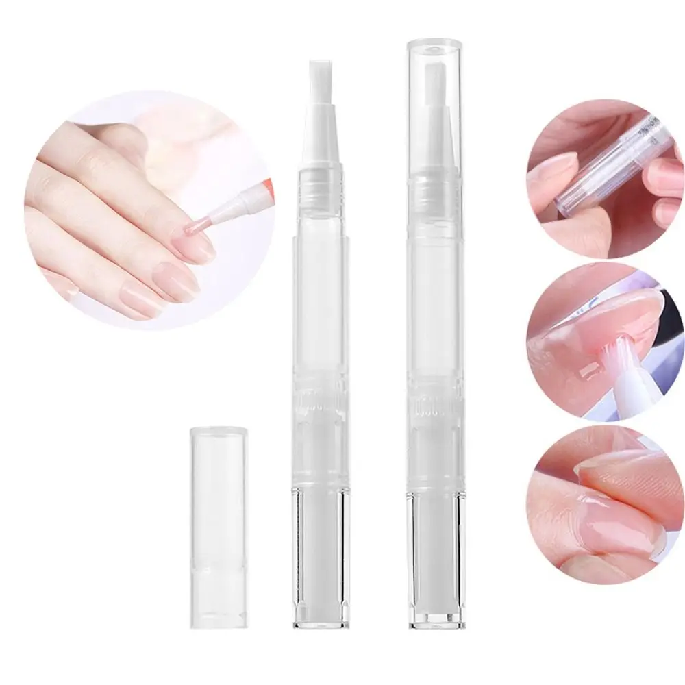 Mit Pinsels pitze leere Öl stifte tragbare Make-up-Applikatoren 3ml kosmetische Lip gloss Behälter Dispergierer Stift Frauen