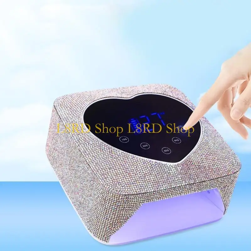 L8RD LED Lamp Quick-Drying Light with Touch Scree Dryer 72W Lamp for Salons Home and Travel Use